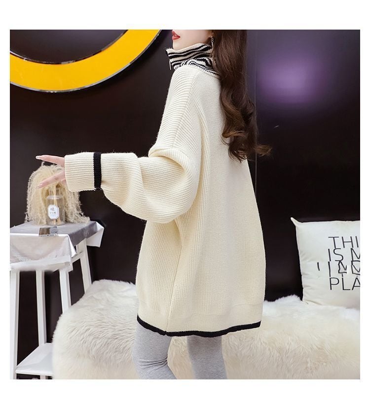 【tops】ハイネックニットセーター　M29160