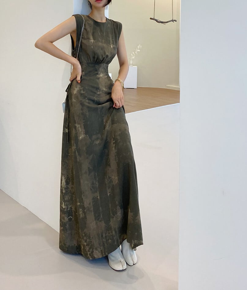 【dress】カットワークワンピース　M24989