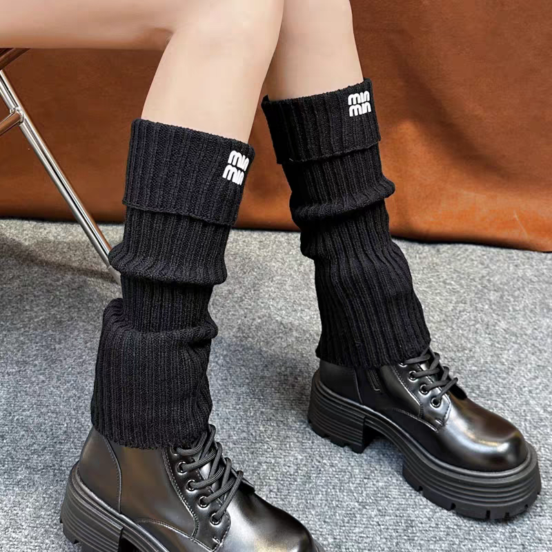 【ホーム・生活】秋冬42cm長いニット靴下G24387