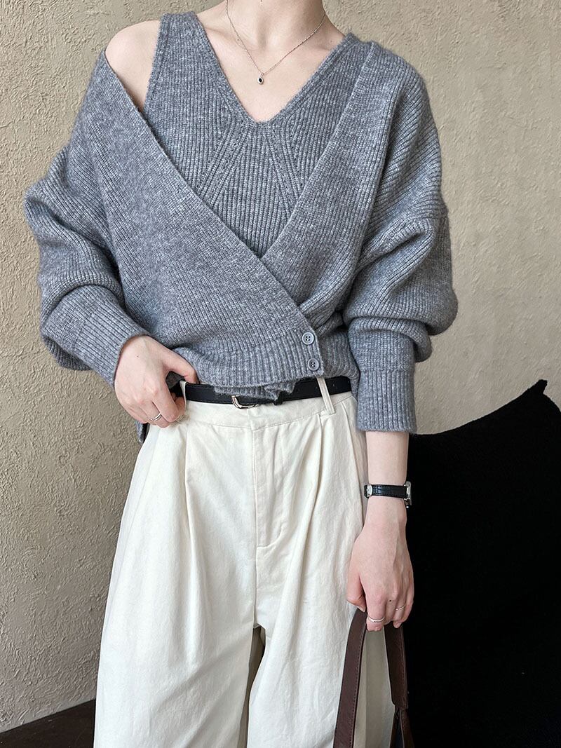 【tops】ニットアンサンブル　N2876