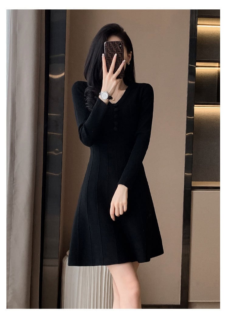 【dress】ニットワンピース　M25423