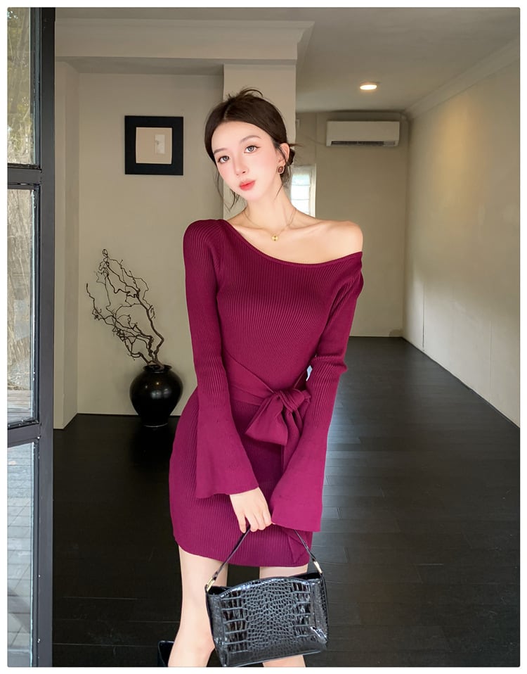 【dress】ニットワンピース　M26415