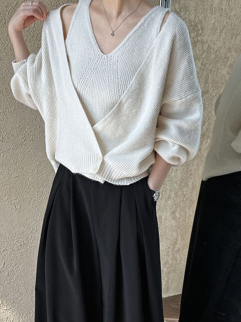 【tops】ニットアンサンブル　N2876