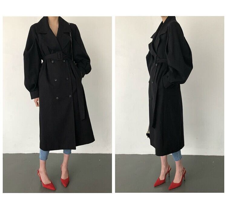 【outer】Vネックトレンチコート　M27445