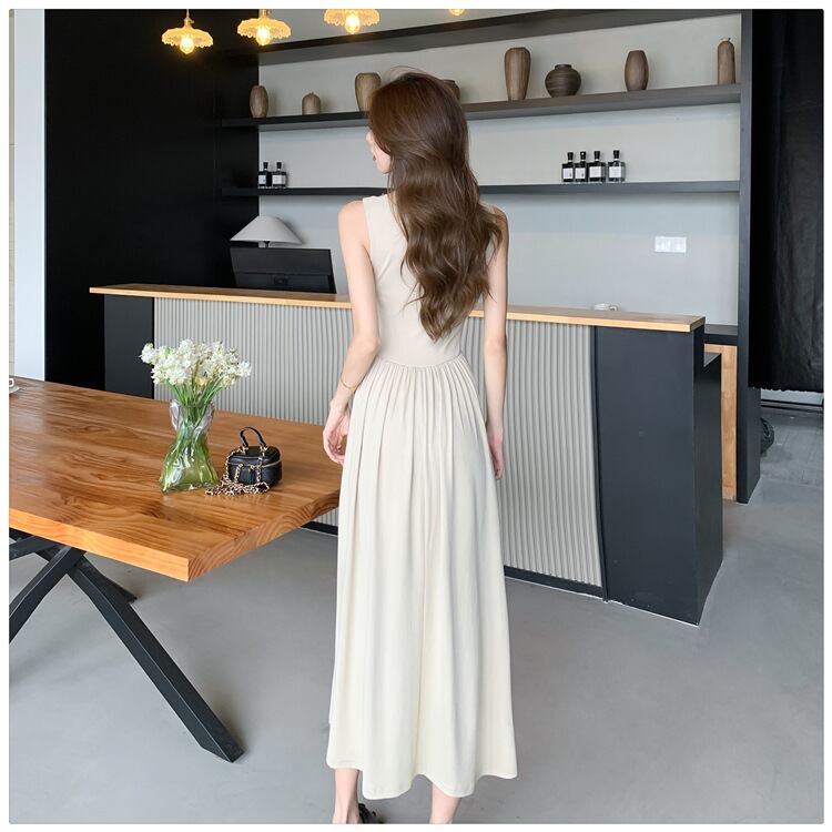 【dress】ノースリーブギャザーワンピース G21584