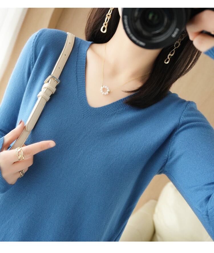 【tops】ニットプルオーバー　M19160