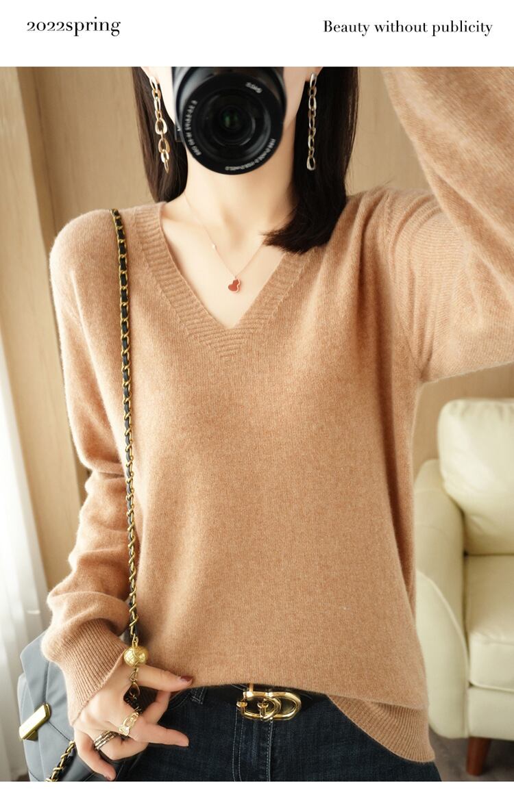 【tops】ニットプルオーバー　M19160