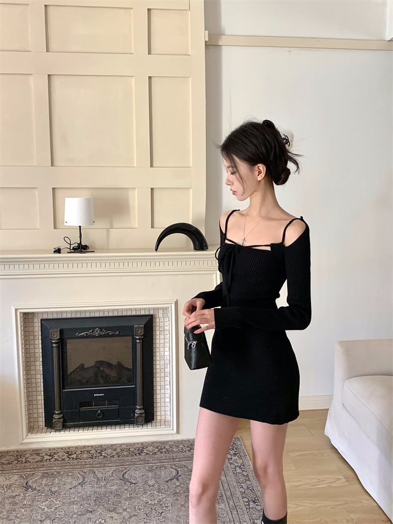 【dress】ニットワンピース　M28263