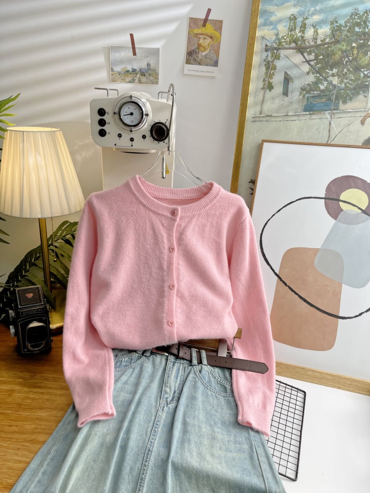 【outer】ニットカーデ　M25407