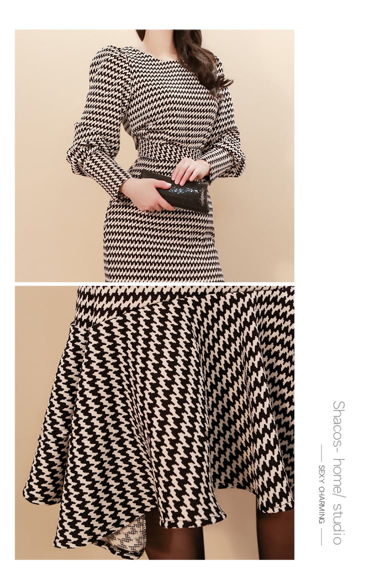 【set】上品な質感!気質満点体型カバートップス+タイトスカートファッション２点セット G2666