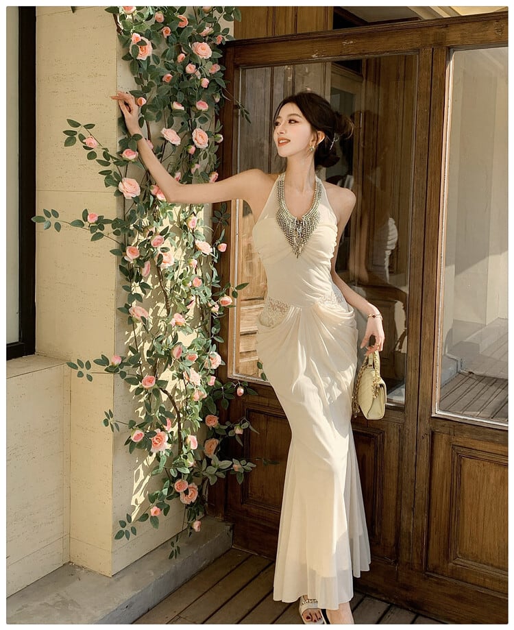 【dress】ホルターネックワンピース　M29727
