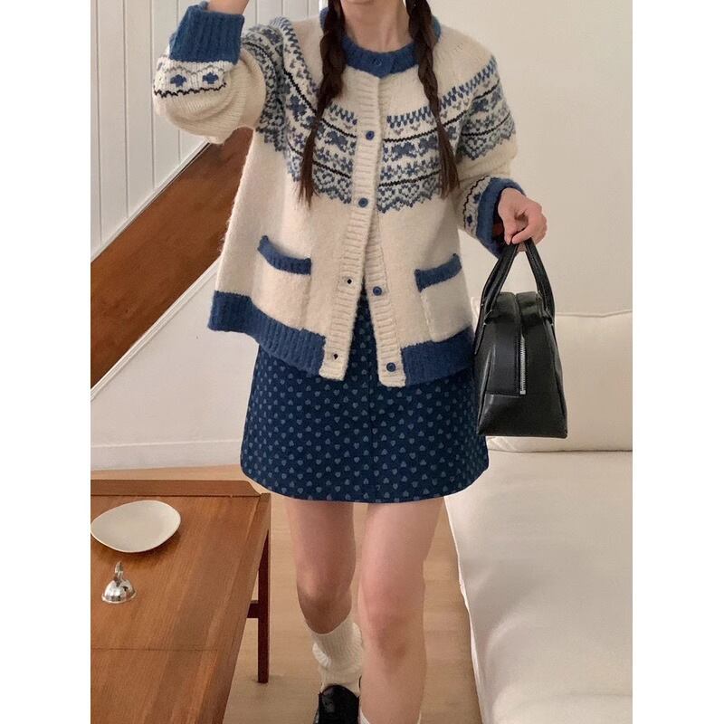 【outer】ニットカーデ　M28814