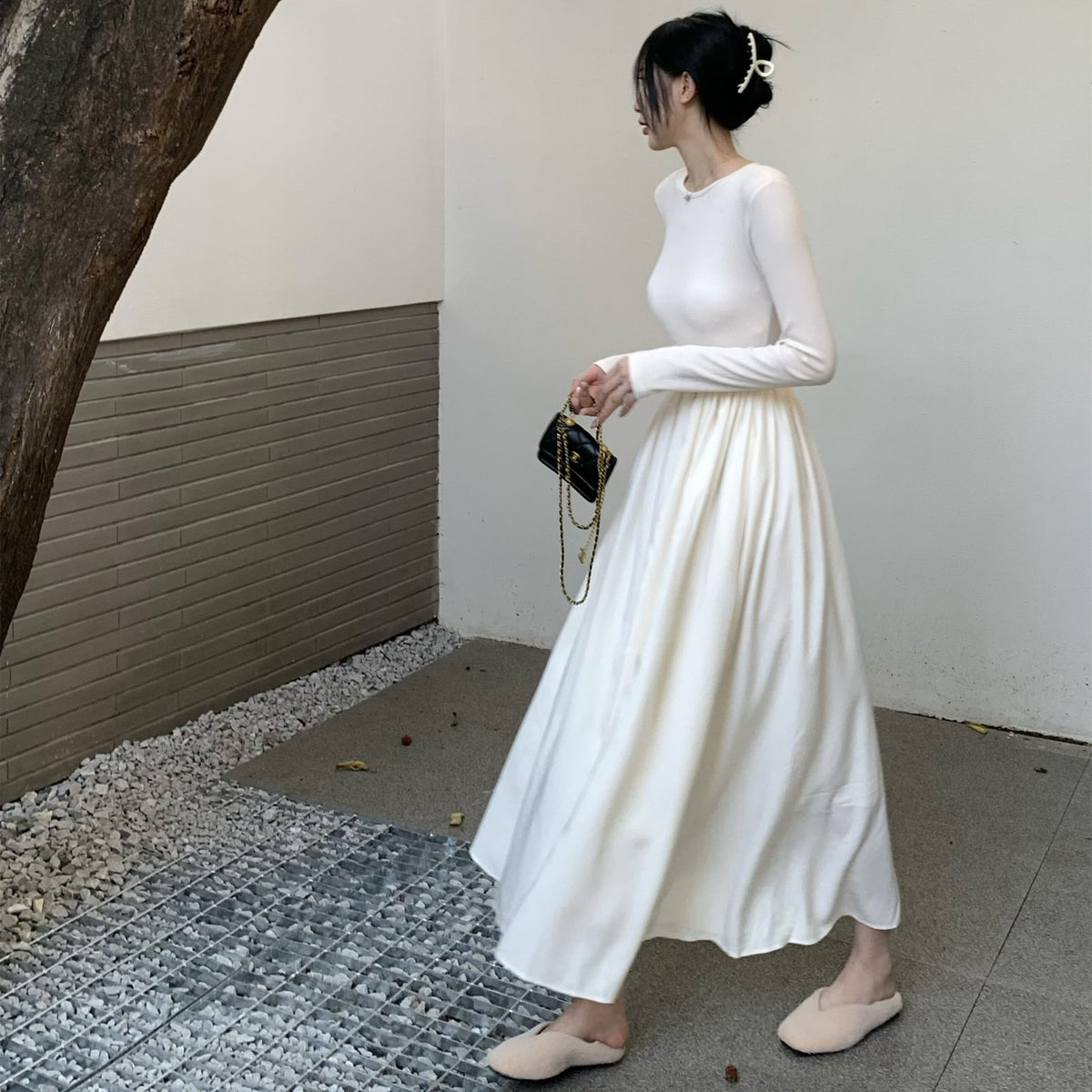 【dress】バックオーポンワンピース　M29711
