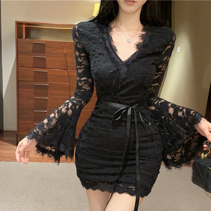 【dress】レースデートワンピース　M28164