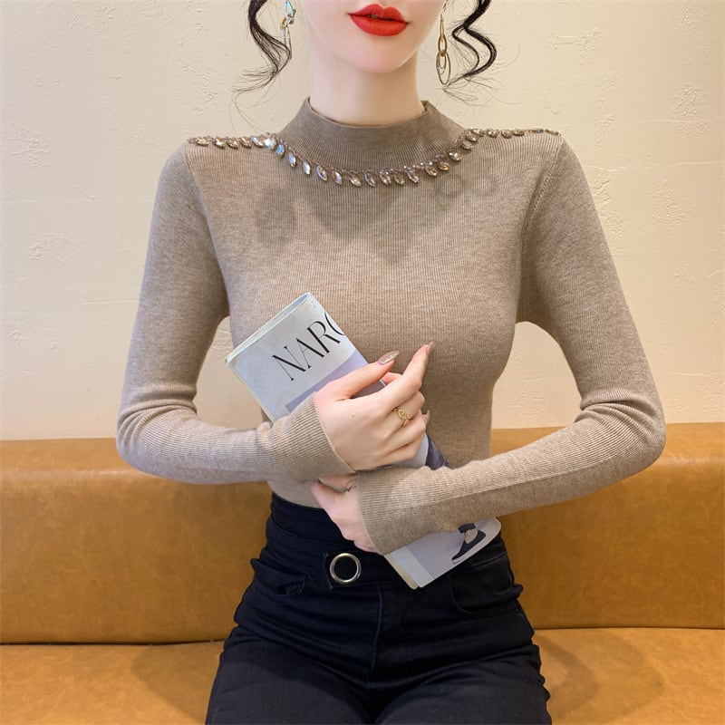 【tops】不規則 イレギュラーニットトップス　M27627
