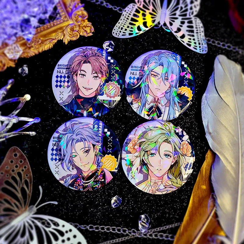 【GOODS】NU: カー二バル ホログラム缶バッジ Q0228