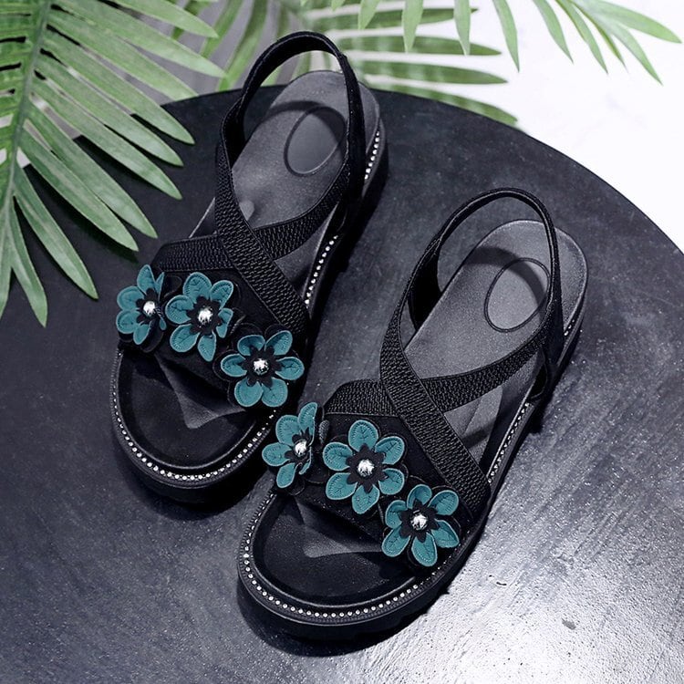 【shoes】立体フラワーサンダル　M24651