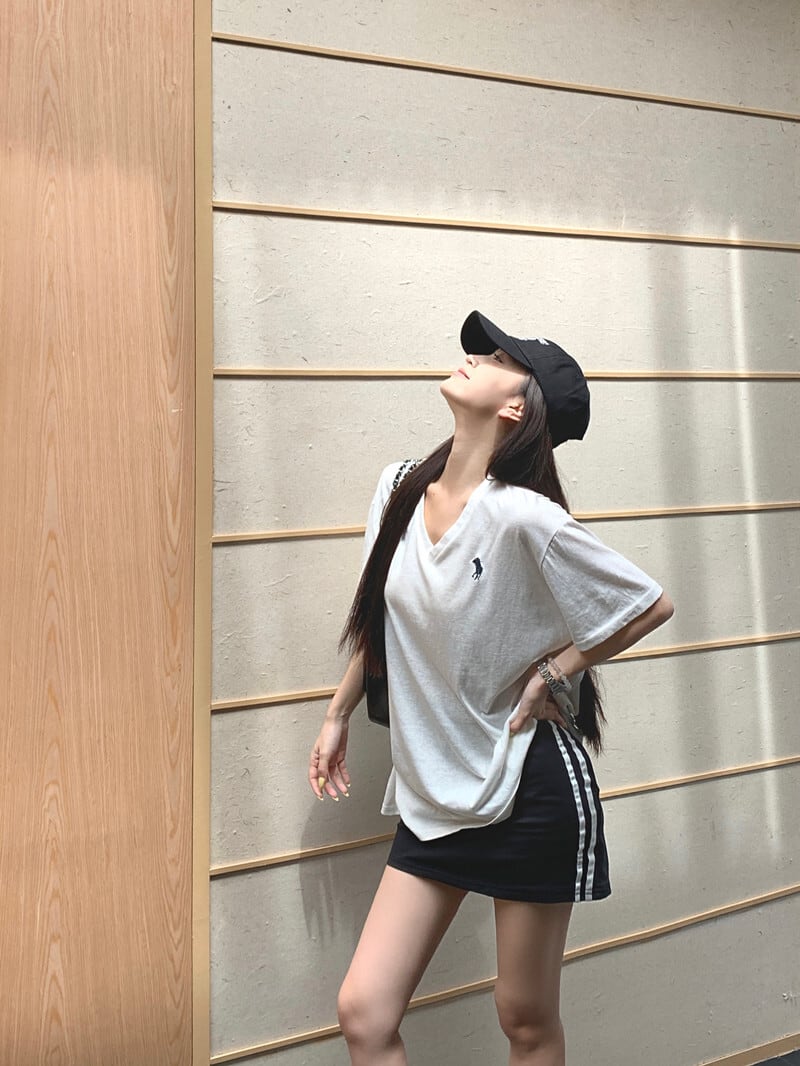 【set】Tシャツ×スカートセット　M24534