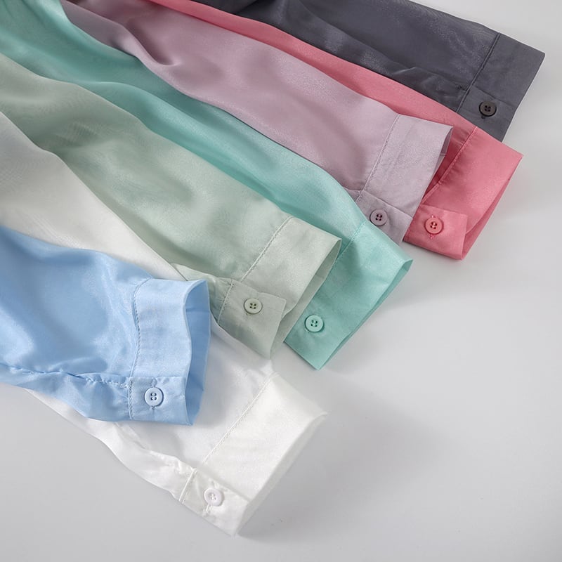 【tops】紫外線対策シャツトップス　M24689