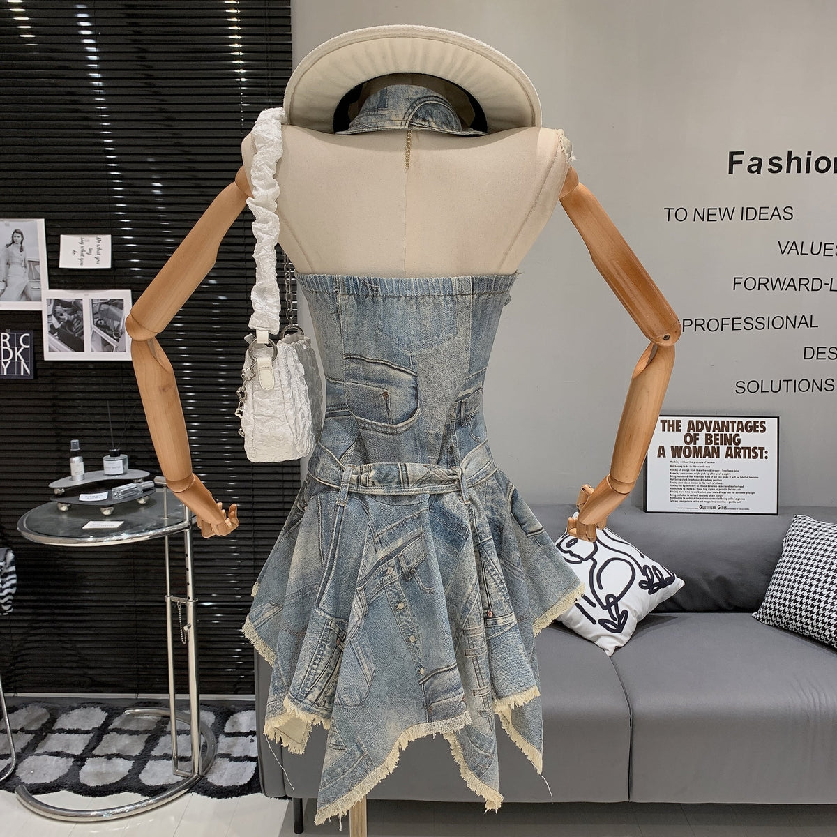 【dress】不規則 イレギュラーワンピース　M25017