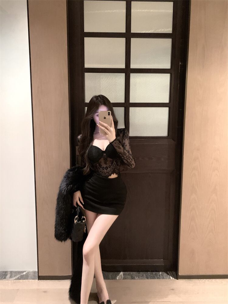 【tops】レースカップ付きトップス　M28132