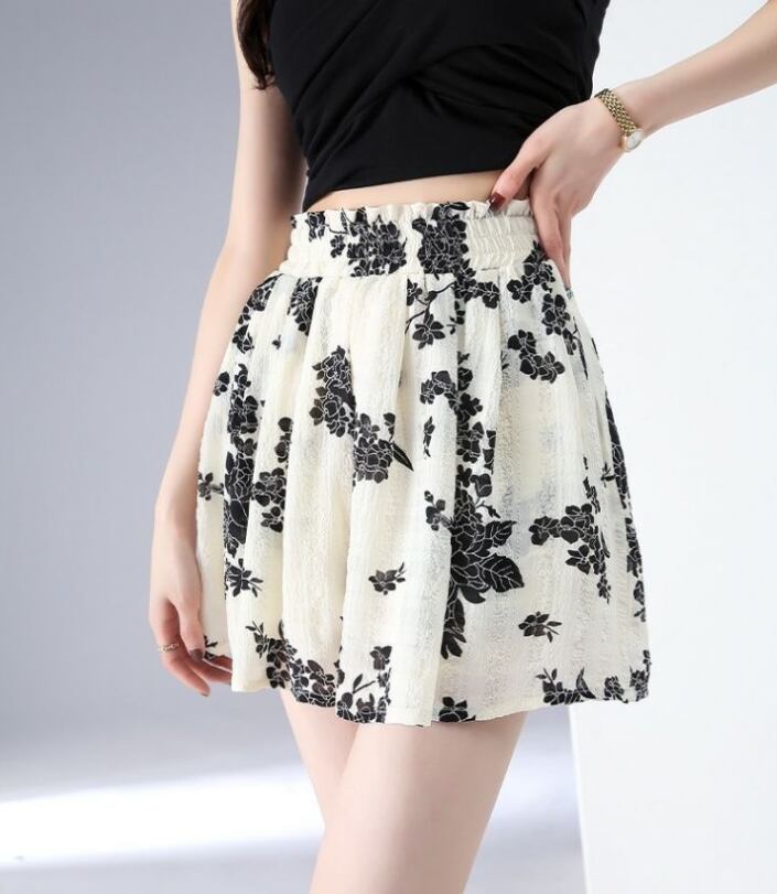 【bottoms】花柄ショートパンツG20496