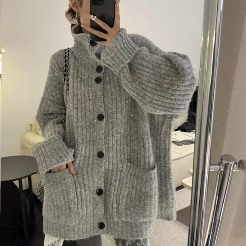 【outer】ニットカーデ　M28036