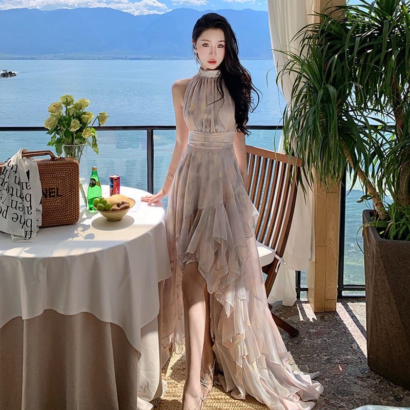 【dress】ホルターネックワンピース　M25303