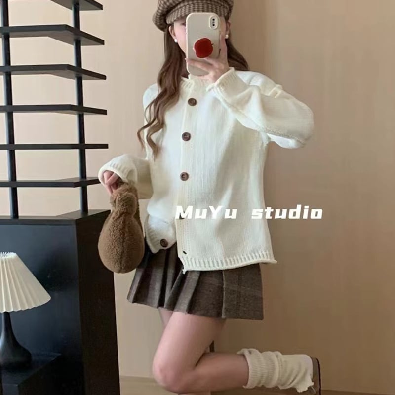 【outer】ニットカーデ　M25795