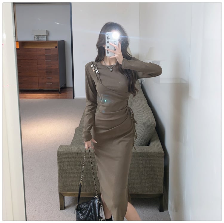 【dress】切り替えワンピース　M25348