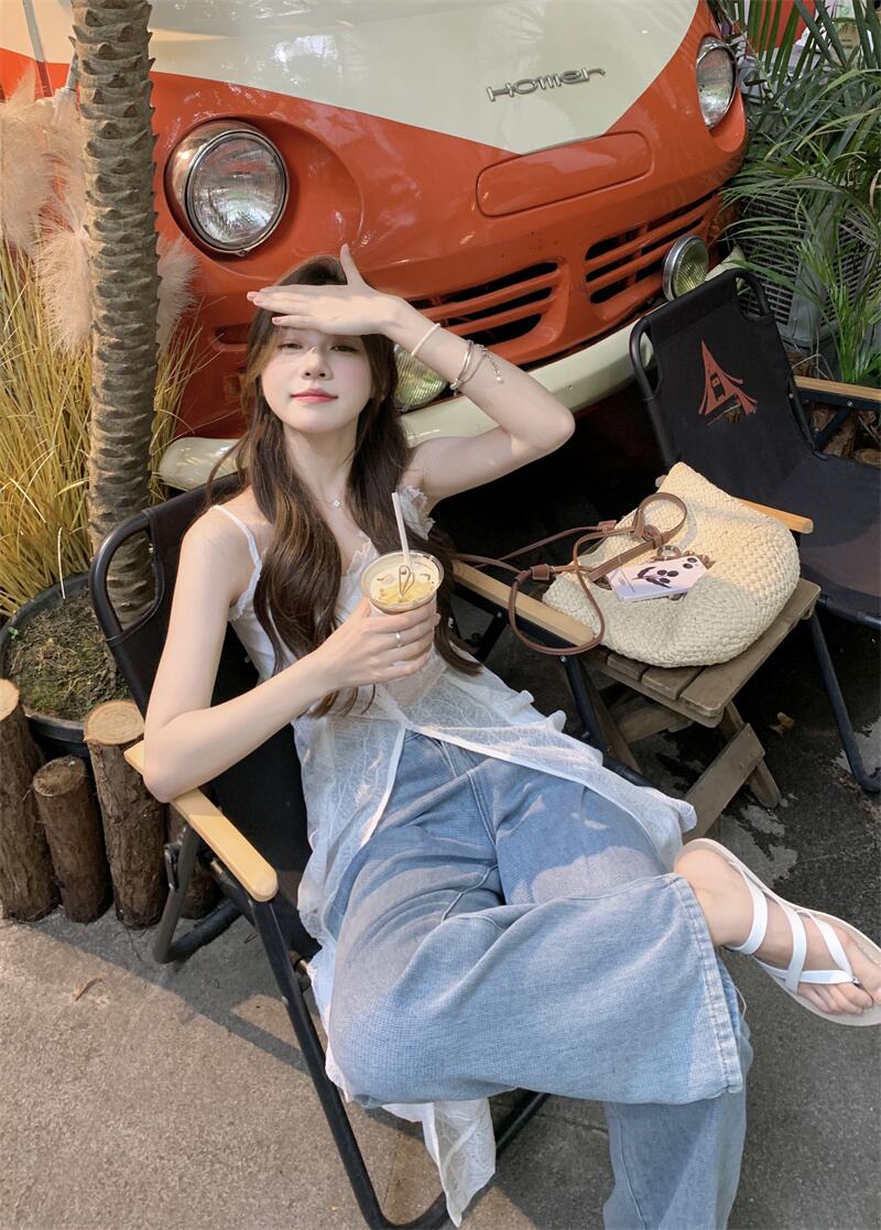 【dress】レースキャミワンピースG20354