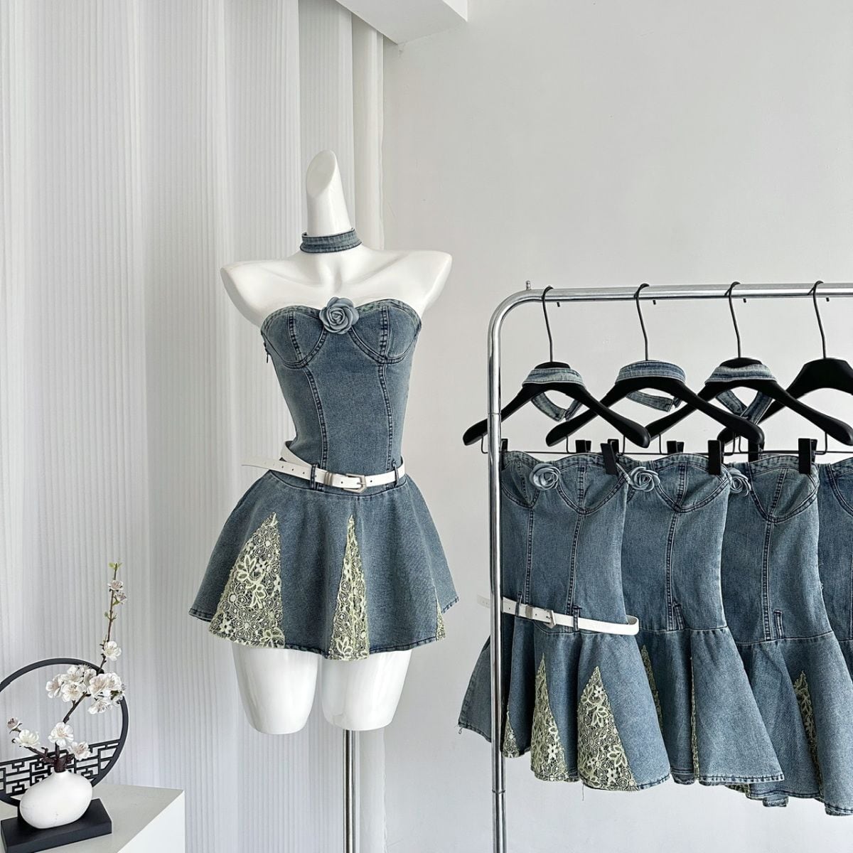 【dress】ベアトップワンピース　M24399