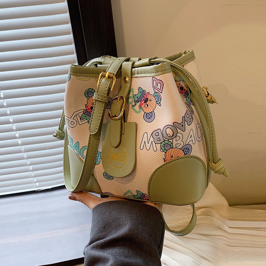 【小物】肩掛け斜め掛けバケツ型バッグG20480