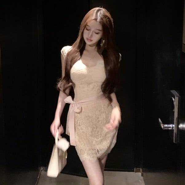 【dress】レースデートワンピース　M29628