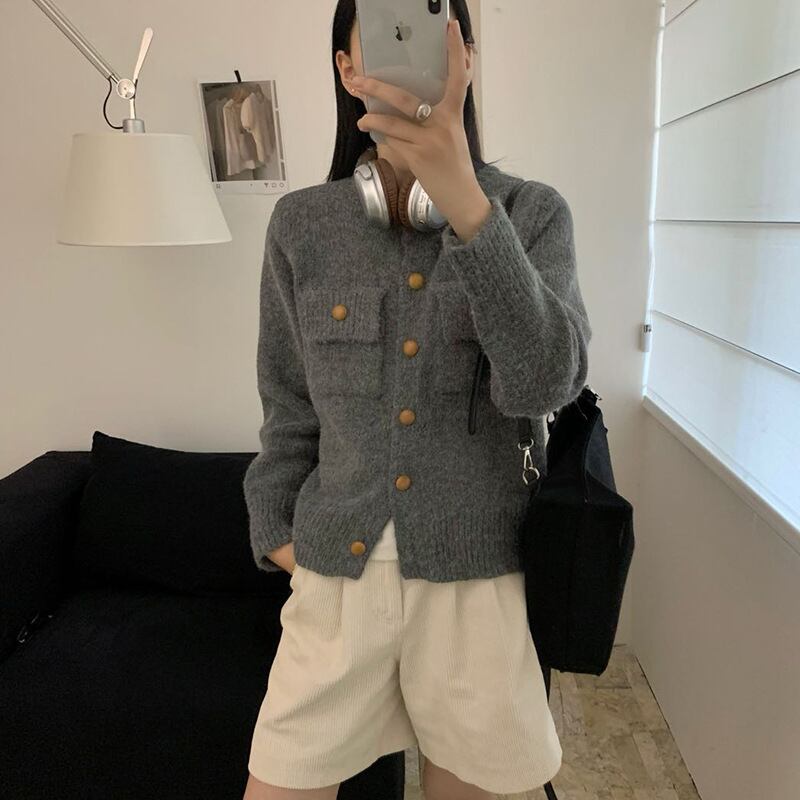 【outer】ニットカーデ　M28155