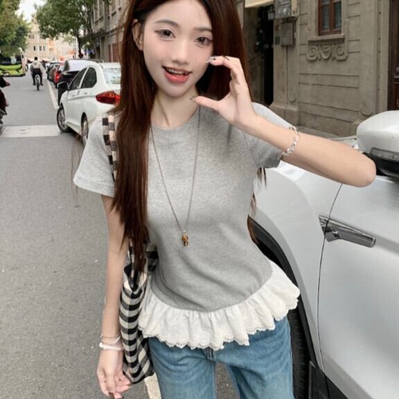 【tops】切り替えTシャツ　M29855