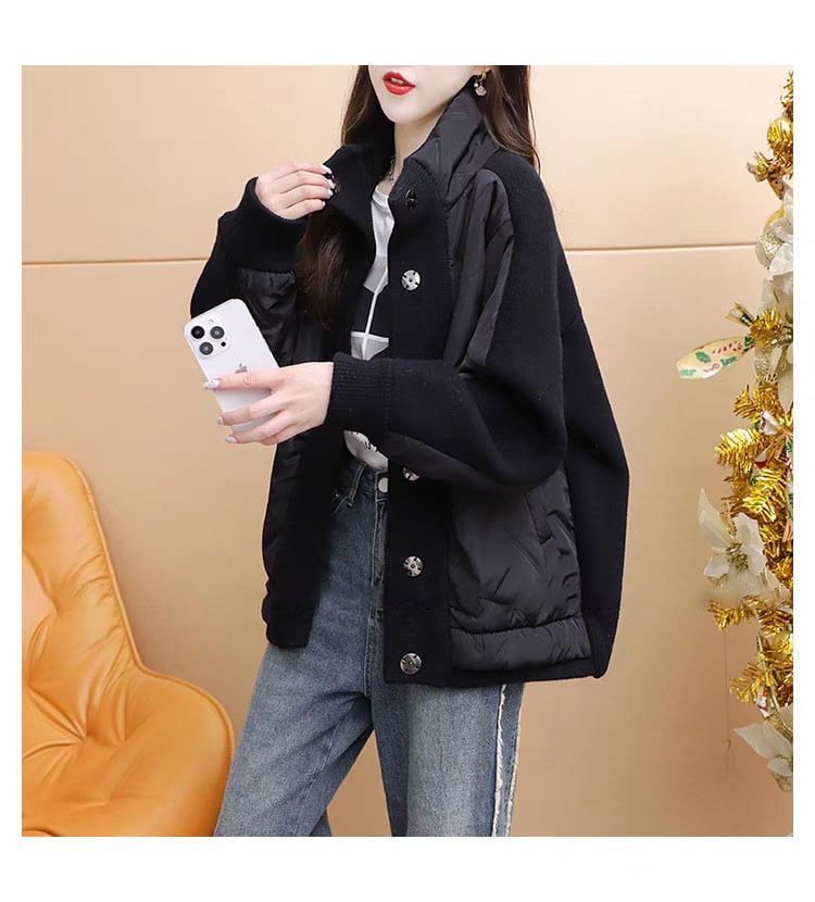 【outer】ニットドッキングアウター 　M29189