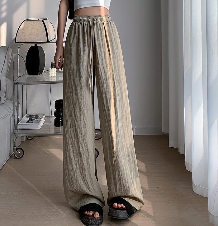 【bottoms】4色ウエストゴムガウチョパンツF7491