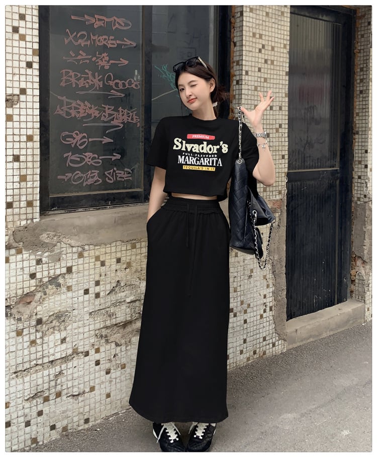 【set】Tシャツ×スカートセット　M24649