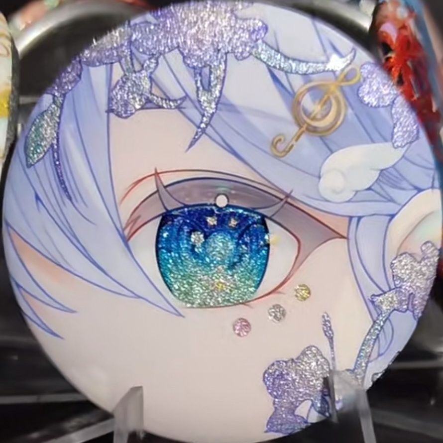 【GOODS】崩壊スターレイル 星屑の煌めきを宿した瞳　缶バッジ Q2141