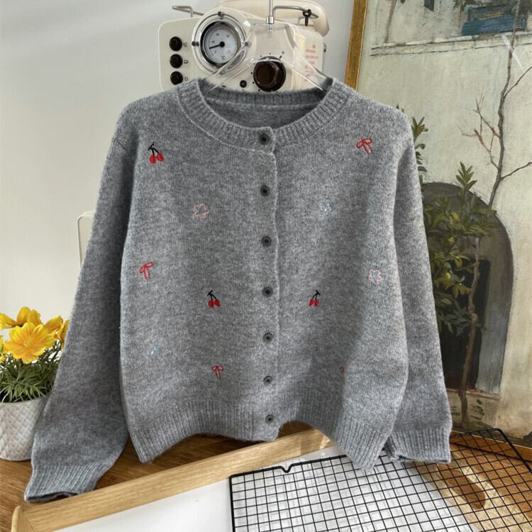 【outer】ニットカーデ　M27508