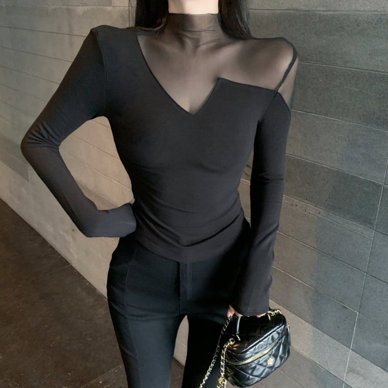 【tops】チュールドッキングトップス　M27998