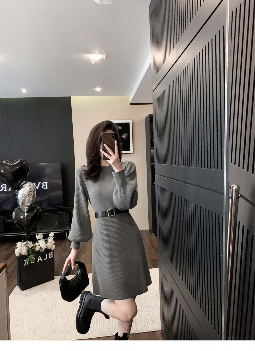 【dress】ニットワンピース　M18753