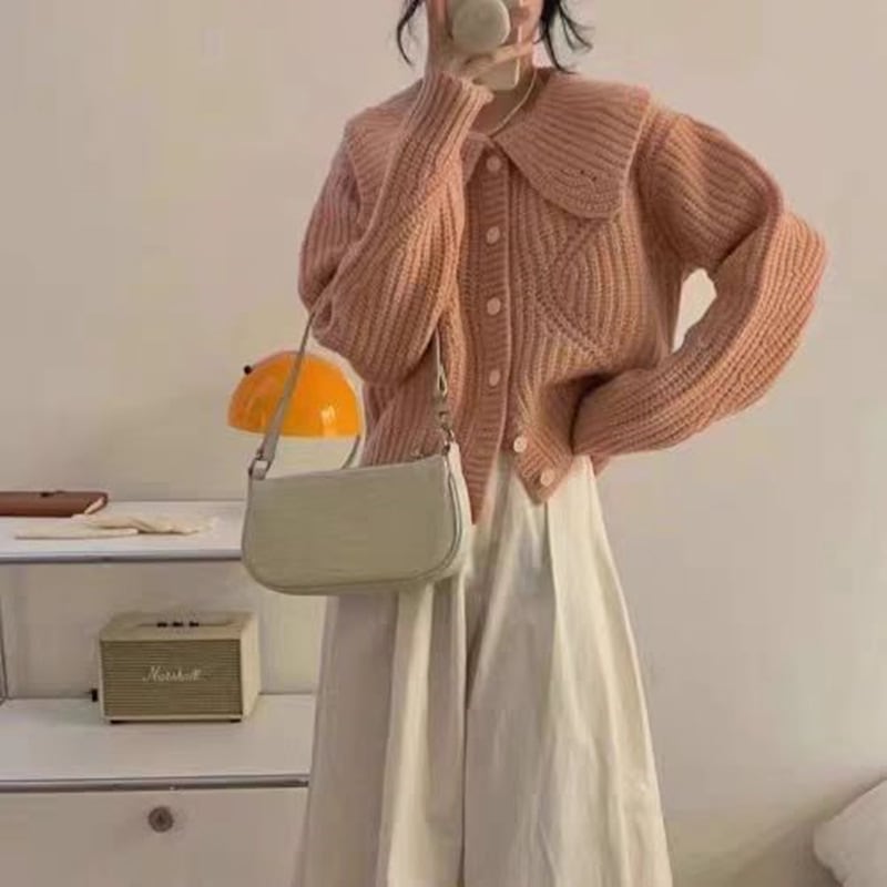 【outer】ニットカーデ　M25767