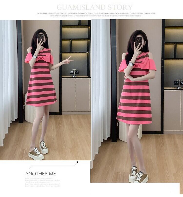 【dress】ボーダー柄ワンピース　M29312