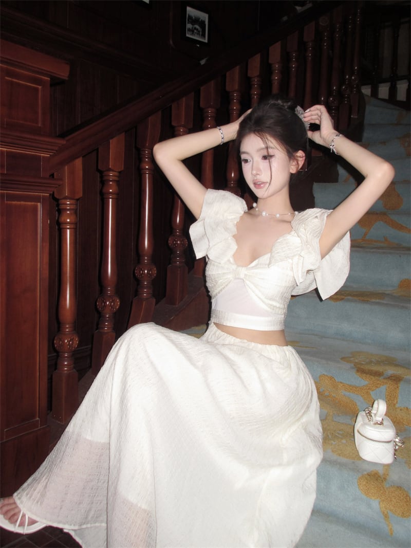 【dress】ウエストカットワンピース　M30042