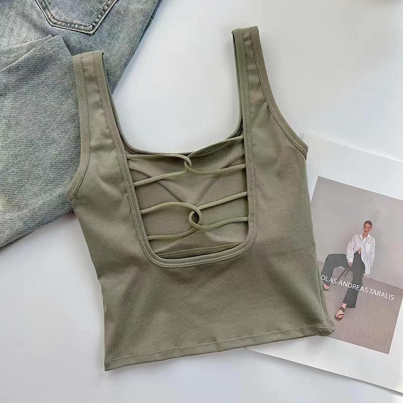 【tops】カップ付きキャミソール　M29519