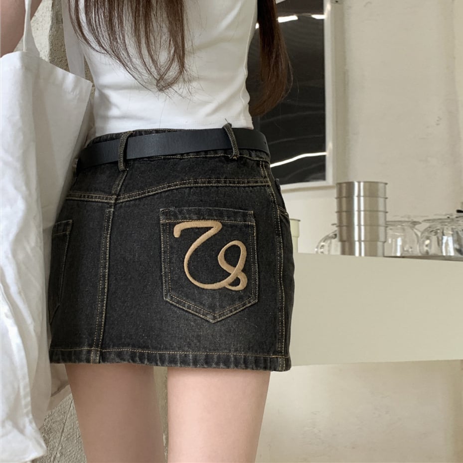 【bottoms】デニムスカートG20422