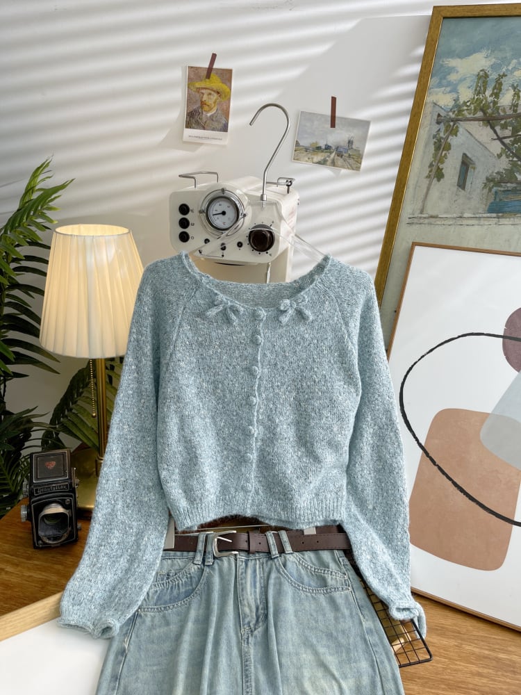 【outer】ニットカーデ　M25537