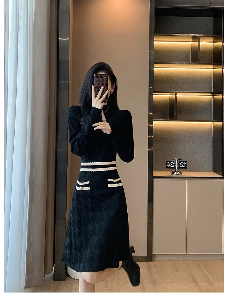 【dress】ニットワンピース　M25422